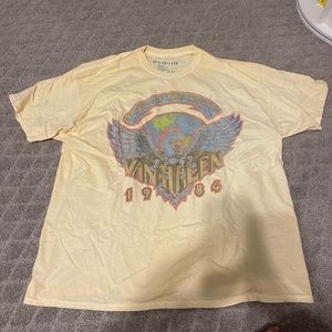 COPY - VAN HALEN 1984 Tour Of The World Grapic Tee